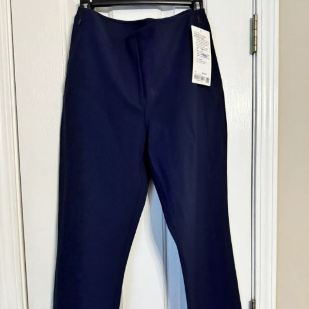 Lululemon Smooth Fit Pull-On High-Rise Cropped Pants - Navy, Size 10